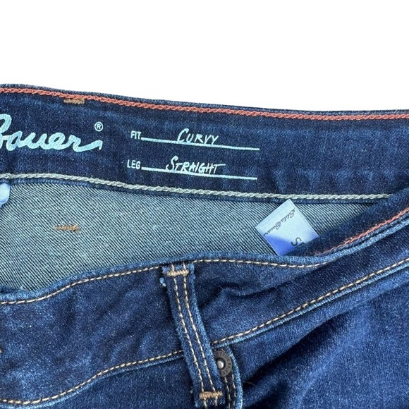 Eddie Bauer Curvy Straight Jeans, Size 18 - Picture 6 of 9